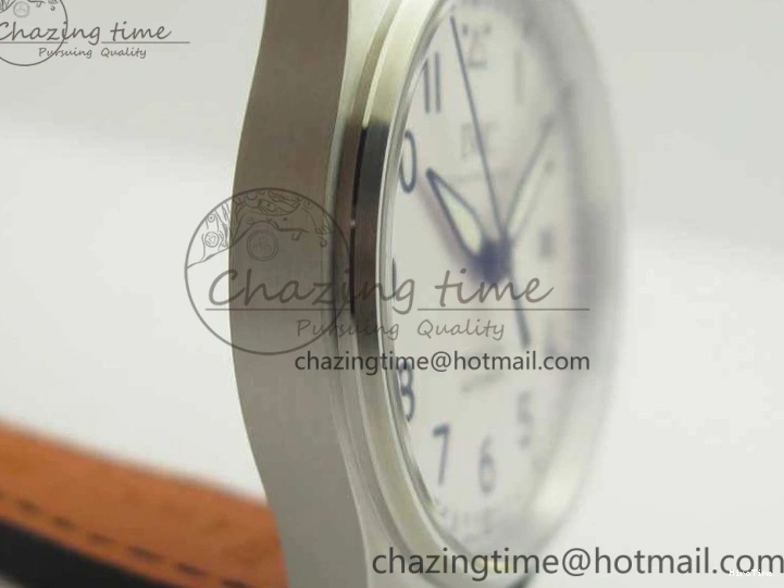 MIROTIME 0326 Efficient Mark XVIII Le Petit Prince IW327001 SS MKS 1:1 Best Edition White Dial On Leather Strap MIYOTA9015 V 7220